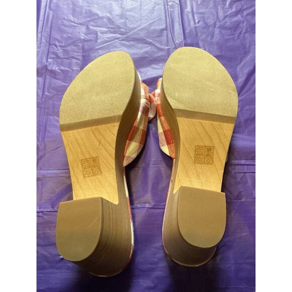 J. Crew Bohemian Printed bow-heel mules with Bow NWOB Size 8 - Picture 8 of 10